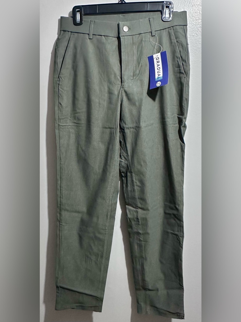 Men's Olive Green Casual Jogger Pants by Gradual (1153)